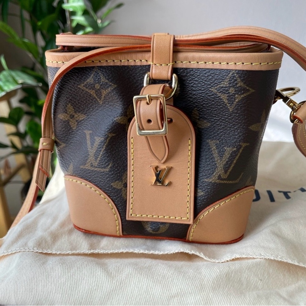 Authentic Louis Vuitton Nano Noe Monogram.